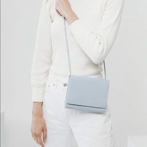 BAGGU compact cornflower blue purse/clutch aka PERFECT SPRING PURSE